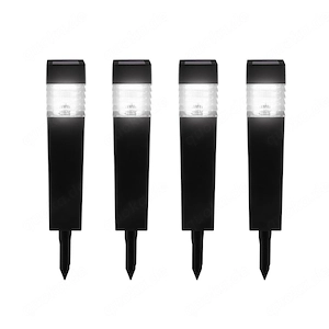 LIVARNO LED Solarleuchten 4 Stueck Rechteck