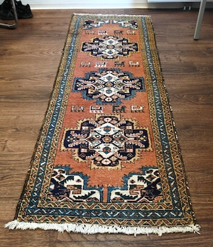 Orient-Perserteppich, Läufer, madeira-mischfarben, 211 x 71 cm