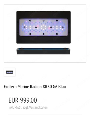 Ecotech Marine Radion XR30 G6 Blau {2x}