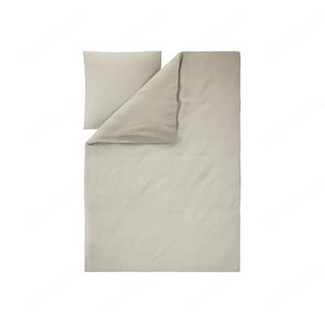 LIVARNO Bettwaesche aus Musselin 135 x 200 cm beige