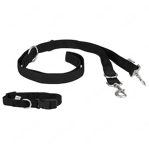 zoofari Hundehalsband mit Hundeleine Schleppleine Halsband S und Hundeleine