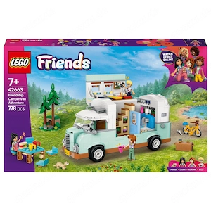LEGO  Friends Wohnmobil (42663) Campingausflug mit LEGO  Friends Spielfiguren Dieses Bau- und