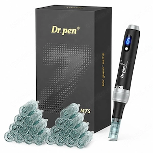 Microneedling Pen Mikronadelstift Professioneller Dermapen 22 Ersatzkartuschen Kabellos