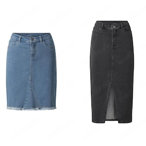 esmara  Damen Jeansrock, im 5-Pocket-Style
