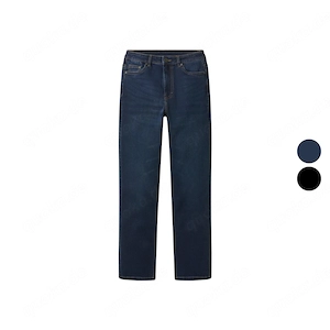 esmara Damen Thermojeans Straight Fit normale Leibhoehe
