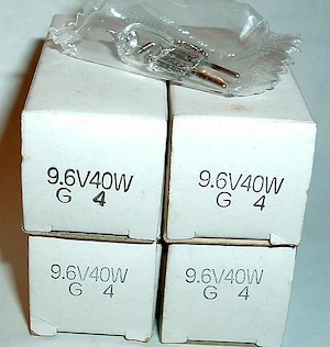 G4-Leuchtmittel, 9,6 V, 40 W Halogen