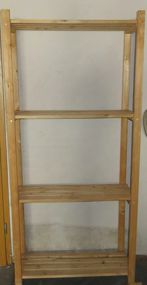Holzregal 3 Stück mit je 4 Fächern