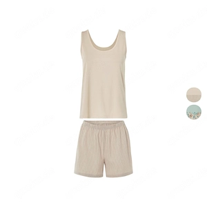 esmara Damen Pyjama mit Leinen