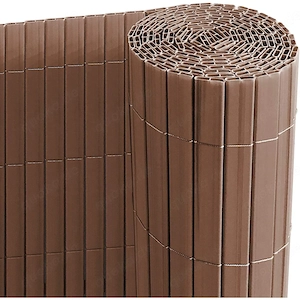 Ribelli PVC Sichtschutzmatte, 120 x 400 cm Eigenschaften Zaunsichtschutz f r Garten oder Balkon,