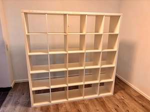 Selling several white KALLAX shelves, all in good used condition