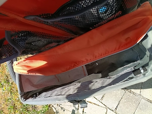 Thule Cross 2 Double, Fahrradanhänger, Hänger für 2 Kinder, Ergänzung zum Buggy