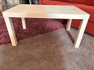 Coffee table 90   55 cm   White