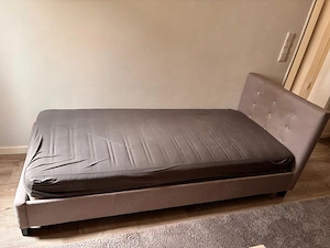 CARO Furniture single bed 210x90 cm incl. mattress