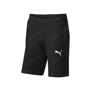 PUMA Herren Sweatshorts  TeamGOAL Casuals , mittlere Bundh he (Schwarz, L)
