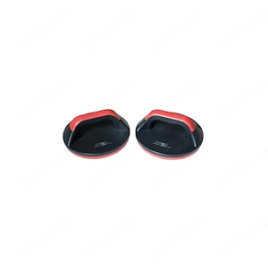 Christopeit Sport 2er Set Liegestuetzgriffe Drehteller rot