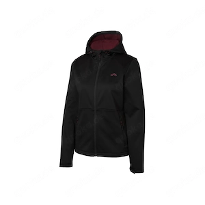 CRIVIT Damen Softshelljacke aus 3 lagigem Softshell Material Schwarz S 36 38