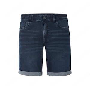 LIVERGY  Herren-Jeansshorts Eigenschaften ecoprint   100%  kologischer Textildruck Hergestellt aus