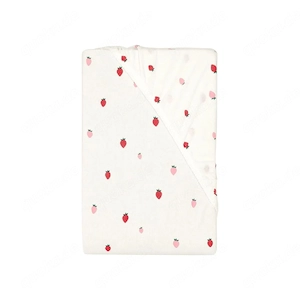 LIVARNO  Jersey-Spannbettlaken, 90-100 x 200 cm, Erdbeere Eigenschaften Aus atmungsaktivem,