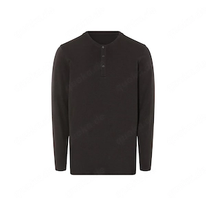 LIVERGY  Herren Langarmshirt, k rpernah geschnitten, M, schwarz Eigenschaften Mit