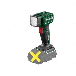 PARKSIDE Akku Arbeitsleuchte ohne Akku und Ladegeraet LED Handlampe PLHLA 20 Li A1