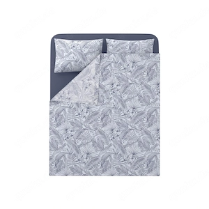 LIVARNO Renforc  Bettw sche, 240 x 220 cm, marineblau