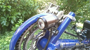 Liegerad Liegefahrrad Hornet I gefedert mit Anhänger