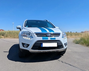 Ford Kuga White Magic 2.5T AWD Pano Leder TÜV | viele Neuteile
