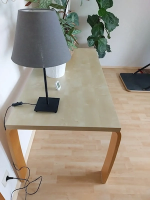 IKEA Schreibtisch VIKA AMON   VIKA OLEBY   Birke hell   120x60 cm