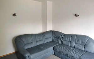 Leder Wohnzimmereckcouch zu verschenken
