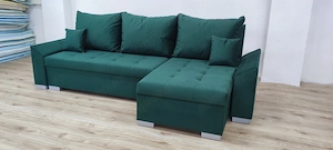 Ecksofa MATEO | mit Armlehnen | Schlaffunktion | beidseitig montierbar