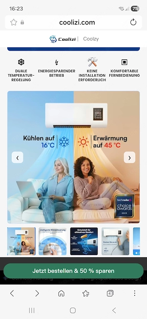 Portables Klimagerät