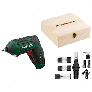 PARKSIDE 4 V Akku Schrauber Set PAS 4 D7 mit BBQ Zubehoer