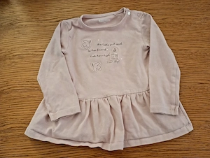Tunika rosa Aufdruck 80 Staccato 