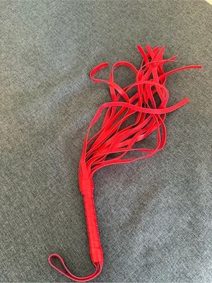 Rote Riemen Peitsche