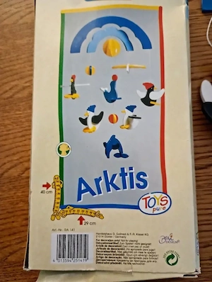 Mobile aus Holz bunt Arktis Pinguin Toys Pure 