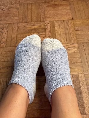 Kuschelsocken Lila Gr 38