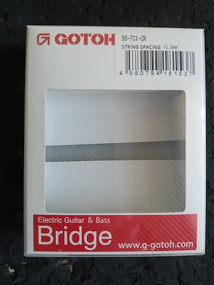 Gotoh telecaster bridge  bs-tc1-cr.