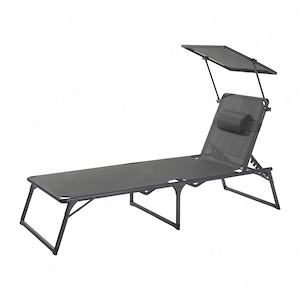 LIVARNO  Aluminium-Sonnenliege Houston, grau Beschreibung Ideal f r Balkon, Garten oder Terrasse