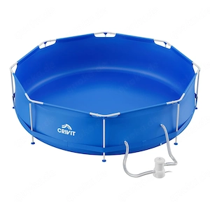 CRIVIT Metalframe Pool inkl. Filterpumpe OE 300 x 76 cm