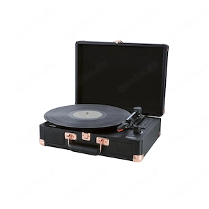 TRONIC  Kofferplattenspieler TPBT 5 A1, schwarz Beschreibung Zum Abspielen und Digitalisieren von