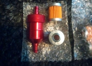 Benzinfilter mit 10 Ersatz Filter Neu 8mm
