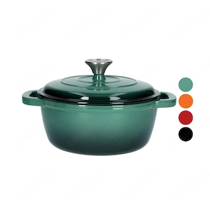 SILVERCREST Premium Gusseisentopf 22 cm 2 8 Liter mit Drop System