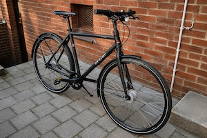 Fahrrad, Herren, mattschwarz, gepflegt, 28 Zoll, RH 54
