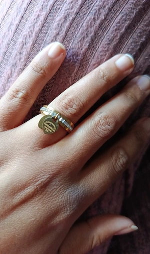 Herz Ring doppelt 