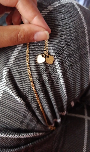 Herz kette Rosa   