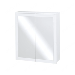 LIVARNO Spiegelschrank Basel mit 2 Tueren weiss