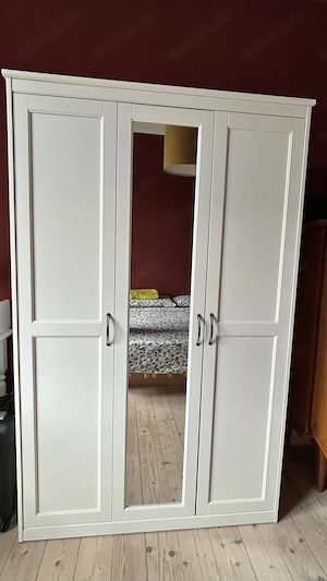 SONGESAND Wardrobe, white, 120x60x191 cm