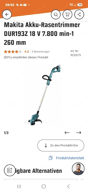 Makita Rasentrimmer 