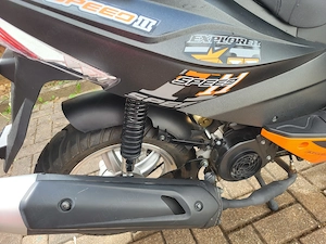 Zu verkauf steht Roller Equalizzer 23 monate Alt noch Garantie da leider nach Unfall hinterer Allufe