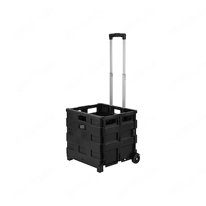 W5 Transportbox Eigenschaften Mit ausziehbarem Teleskopgriff Schnell und platzsparend verstaubar